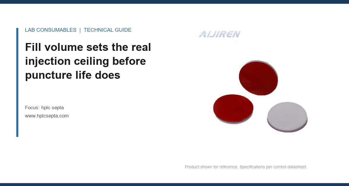 Fill volume sets the real injection ceiling before puncture life does