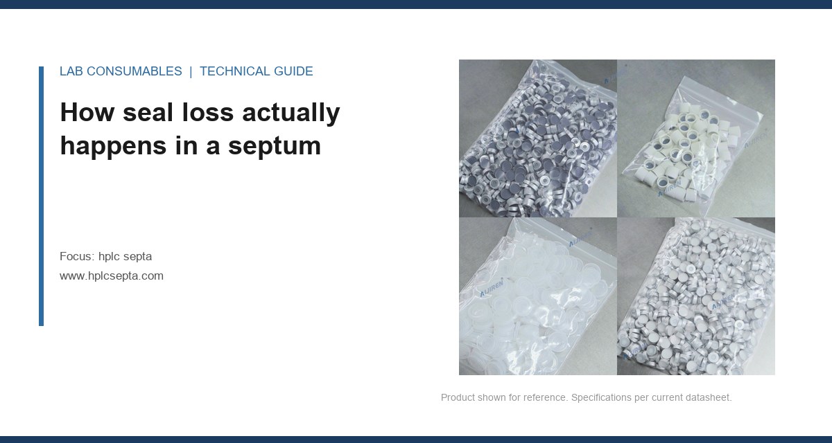 How seal loss actually happens in a septum