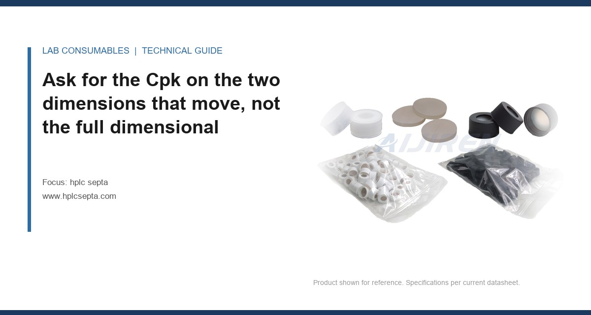 Ask for the Cpk on the two dimensions that move, not the full dimensional